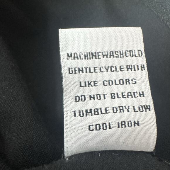 Habitat LIV Shirt Top Womens Medium Black Lagenlook Boxy Minimalist Pima Stretch - Picture 7 of 10